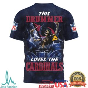 Arizona Cardinals Official NFL Drummer 3D Shirt Arizona Cardinals Official NFL Drummer 3D Shirt