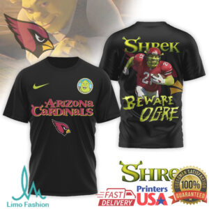 Arizona Cardinals Official NFL Shrek 3D Shirt