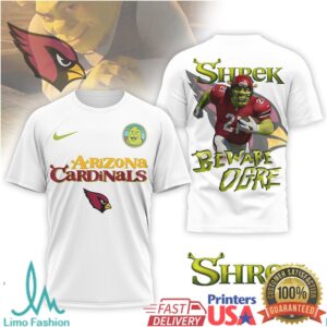 Arizona Cardinals Official NFL Shrek 3D Shirt