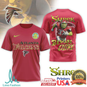 Atlanta Falcons Official NFL Shrek 3D Shirt Atlanta Falcons Official NFL Shrek 3D Shirt