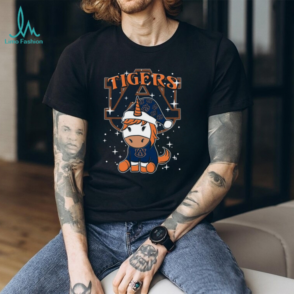 Auburn Tigers Christmas Unicorn T Shirt. Auburn Tigers Christmas Unicorn T Shirt.