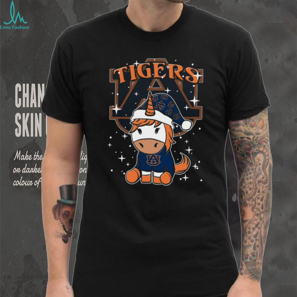 Auburn Tigers Christmas Unicorn T Shirt. Auburn Tigers Christmas Unicorn T Shirt.