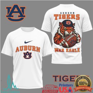 Auburn Tigers Official NCAA Nation Gear 3D Shirt