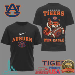 Auburn Tigers Official NCAA Nation Gear 3D Shirt