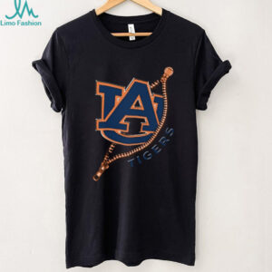 Auburn Tigers Zipper Reveal Logo T Shirt