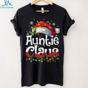 Auntie Claus Christmas Pajama Family Matching Xmas Sweatshirt