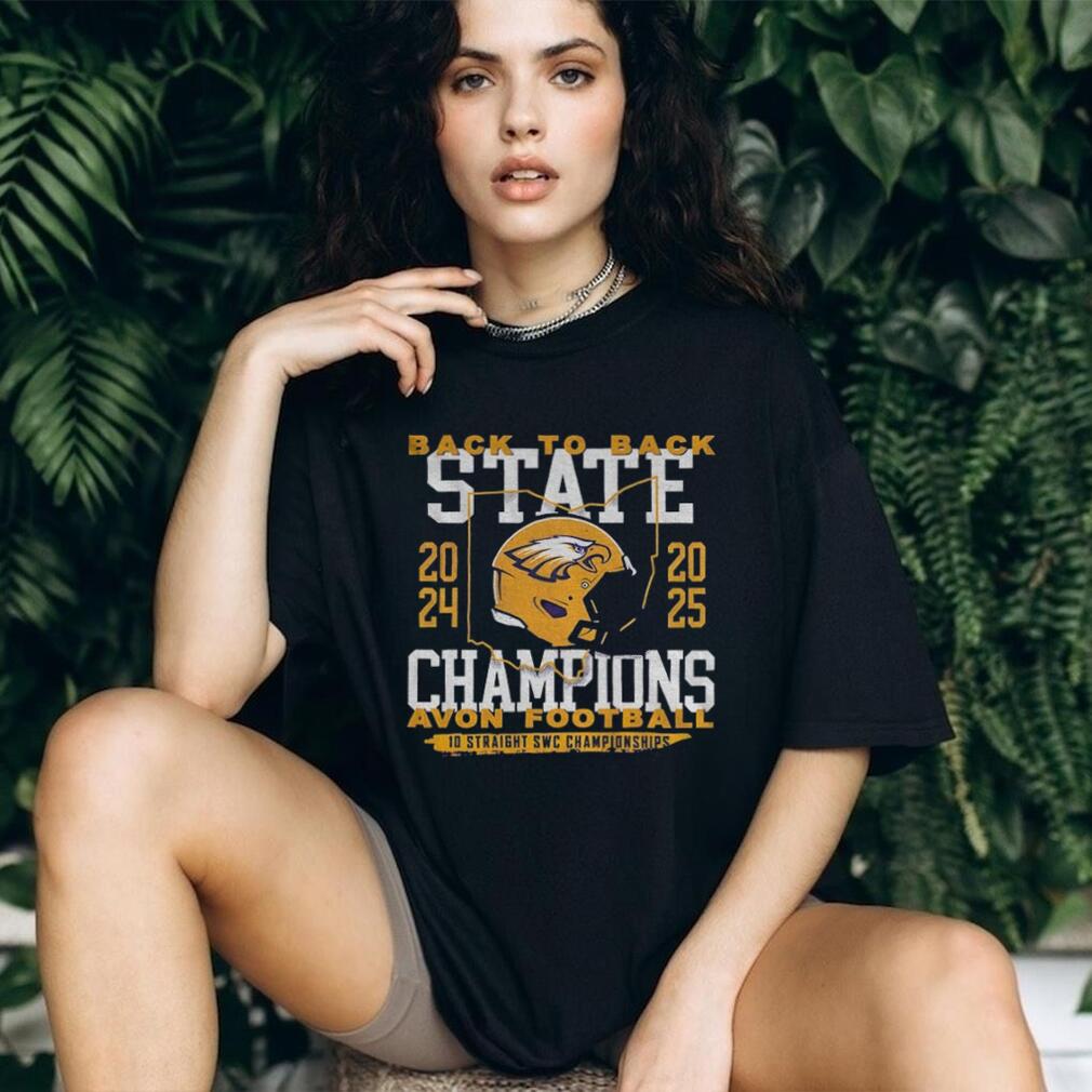 Avon Eagles Back To Back State Champions Football 10 Straight SWC Championship shirt Avon Eagles Back To Back State Champions Football 10 Straight SWC Championship shirt
