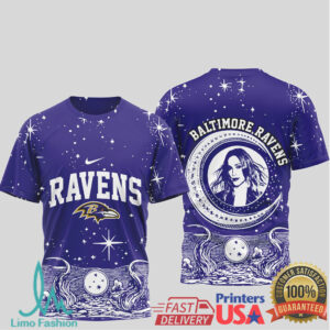 Baltimore Ravens Official NFL Alanis Morissette 3D Shirt