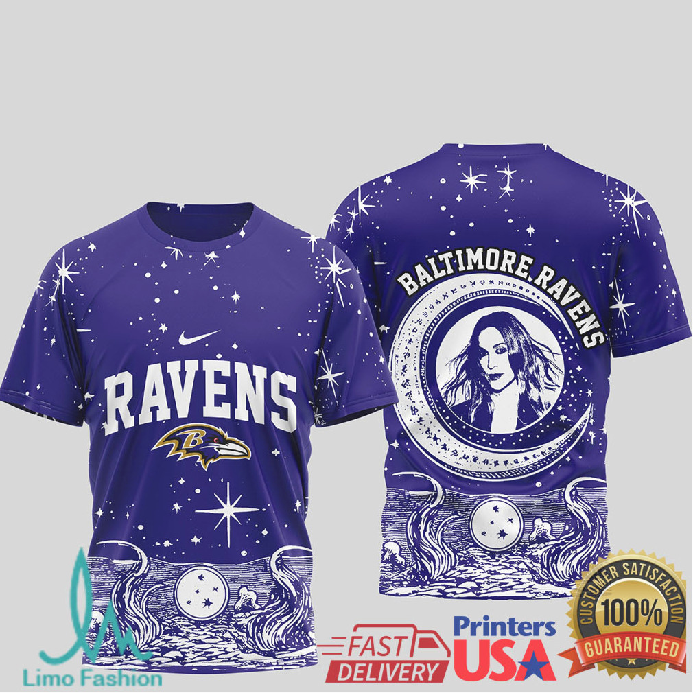 Baltimore Ravens Official NFL Alanis Morissette 3D Shirt Baltimore Ravens Official NFL Alanis Morissette 3D Shirt