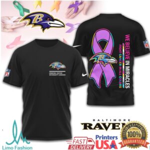 Baltimore Ravens Official NFL Crucial Catch 3D Shirt