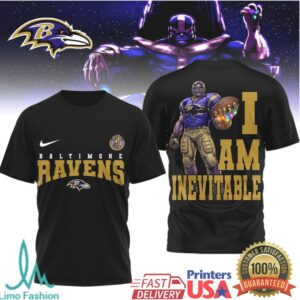 Baltimore Ravens Official NFL Thanos 3D Shirt Baltimore Ravens Official NFL Thanos 3D Shirt