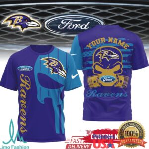 Baltimore Ravens Official NFL x Ford 3D Shirt Baltimore Ravens Official NFL x Ford 3D Shirt