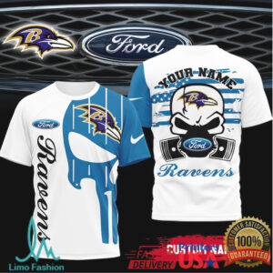 Baltimore Ravens Official NFL x Ford 3D Shirt