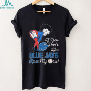 Betty Boop Toronto Blue Jays Kiss My Ass Fan T Shirt