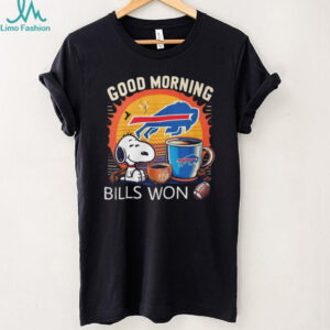 Bills Won Peanuts Character Fan Shirt
