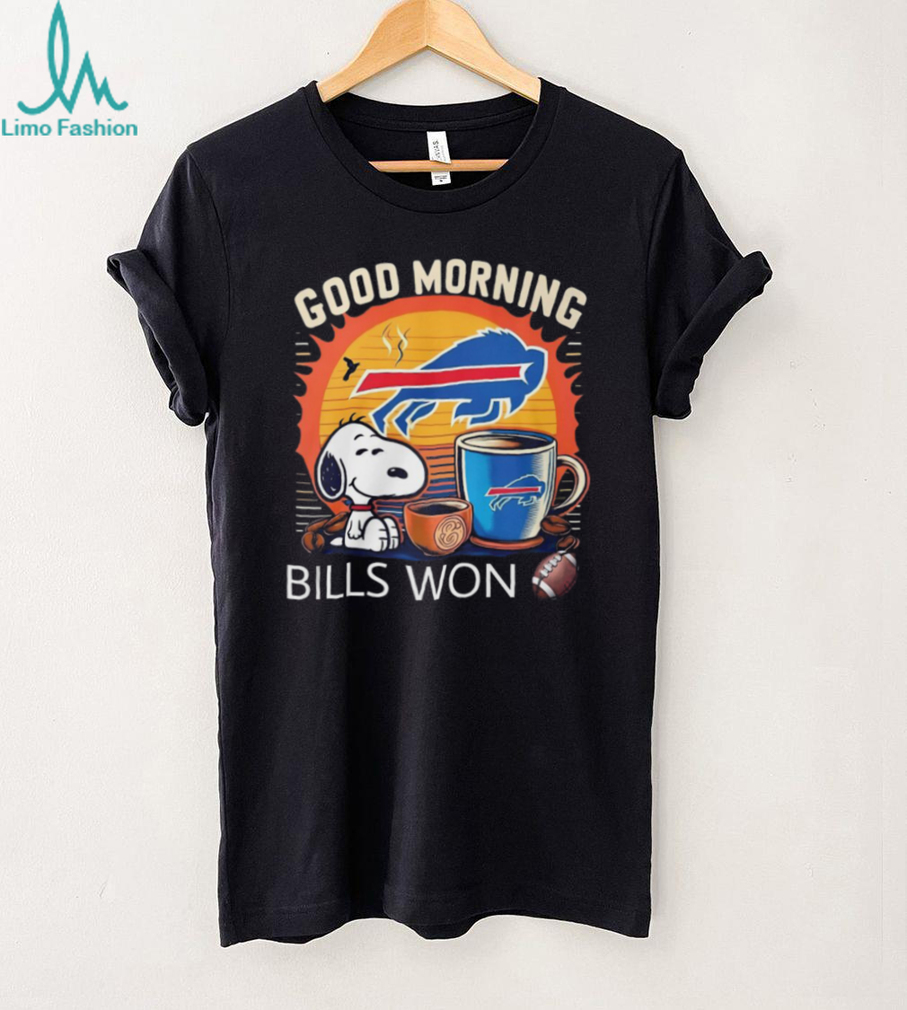 Bills Won Peanuts Character Fan Shirt Bills Won Peanuts Character Fan Shirt