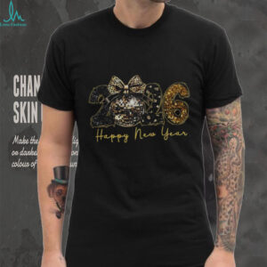 Black and gold disco ball Happy New Years 2026 shirt