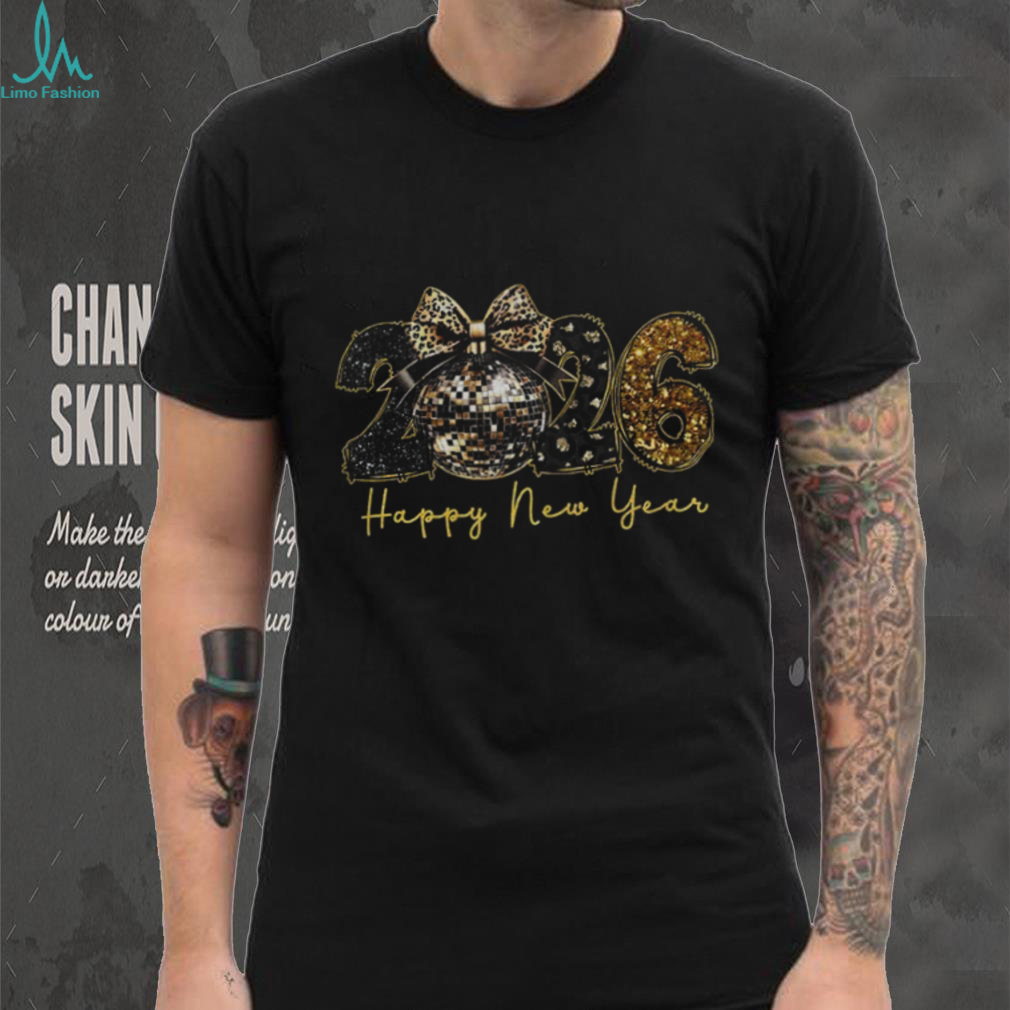Black and gold disco ball Happy New Years 2026 shirt Black and gold disco ball Happy New Years 2026 shirt