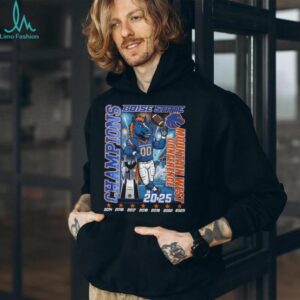 Boise State Broncos Mountain West Conference Champions 2025 T Shirt