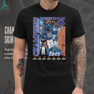 Boise State Broncos Mountain West Conference Champions 2025 T Shirt