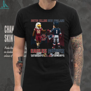 Boston College Eagles & New England Patriots Gameday T Shirt