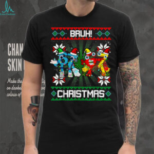 Bruh Funny 67 Brainrots Ugly Christmas for Boys Kids Teens T Shirt