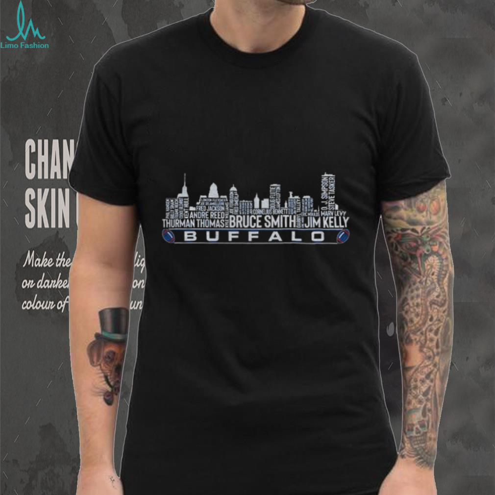 Buffalo Bills Football greatest of all time team legends Buffalo City Skyline shirt Buffalo Bills Football greatest of all time team legends Buffalo City Skyline shirt