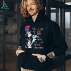 Buffalo Bills Here or There Cat in the Hat Graphic T Shirt Buffalo Bills Here or There Cat in the Hat Graphic T Shirt