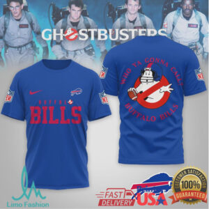 Buffalo Bills Official NFL Ghostbusters 3D Shirt