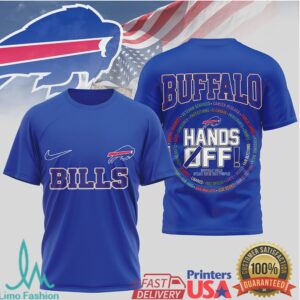 Buffalo Bills Official NFL Hands Off 3D Shirt Buffalo Bills Official NFL Hands Off 3D Shirt