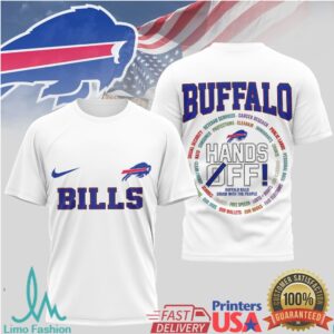 Buffalo Bills Official NFL Hands Off 3D Shirt