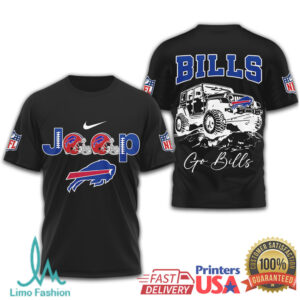 Buffalo Bills Official NFL Jeep 3D Shirt