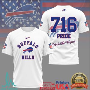 Buffalo Bills Official NFL Pride 3D Shirt
