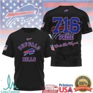 Buffalo Bills Official NFL Pride 3D Shirt