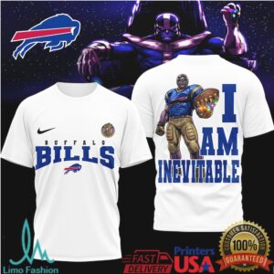 Buffalo Bills Official NFL Thanos 3D Shirt