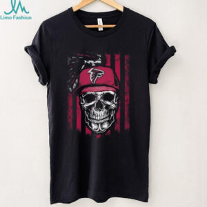 Cardinals Fan Skull Distressed Flag T Shirt