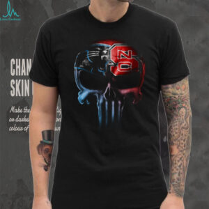 Carolina Crossover Punisher Skull T Shirt