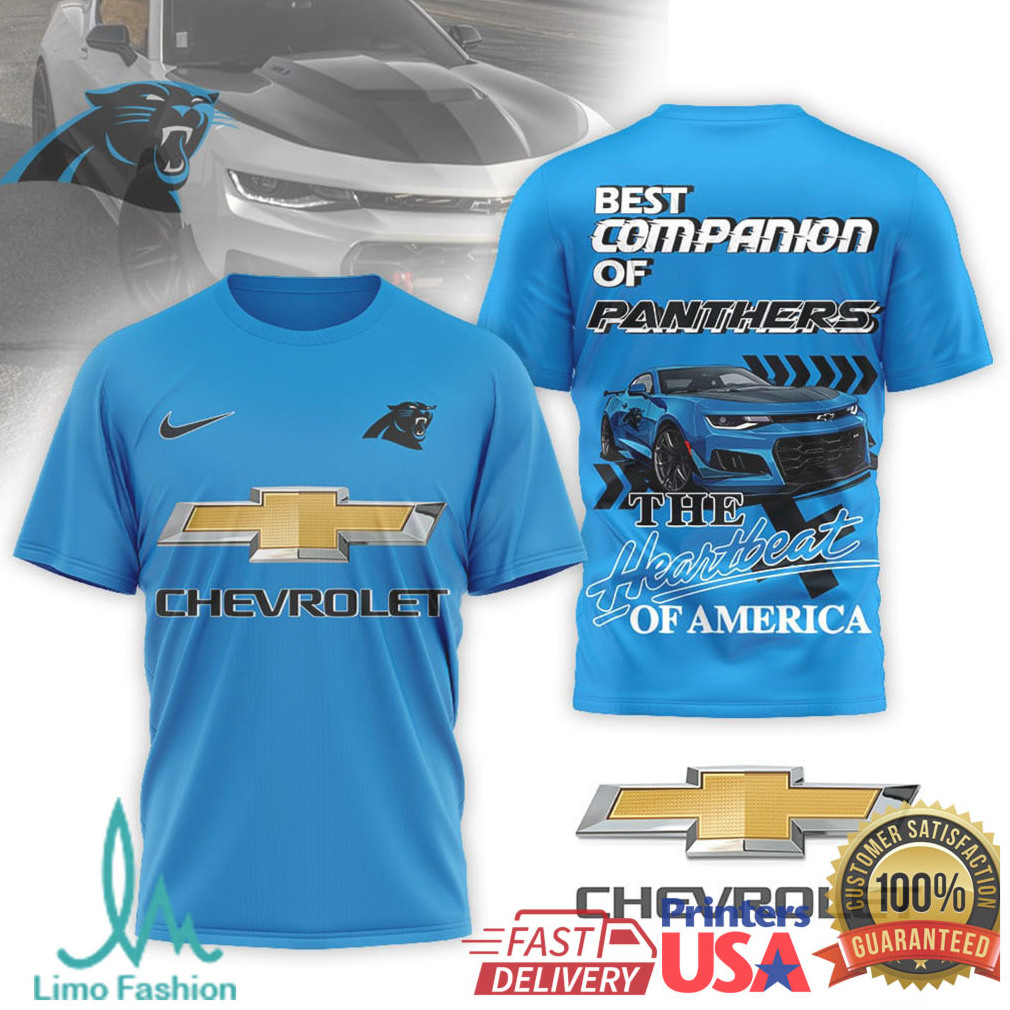 Carolina Panthers Official NFL Chevrolet 3D Shirt Carolina Panthers Official NFL Chevrolet 3D Shirt