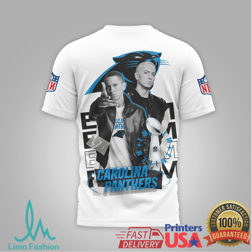 Carolina Panthers Official NFL Eminem 3D Shirt Carolina Panthers Official NFL Eminem 3D Shirt