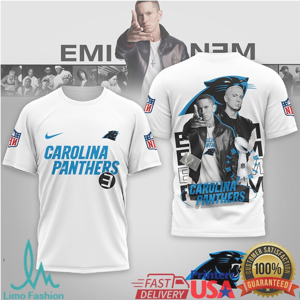 Carolina Panthers Official NFL Eminem 3D Shirt Carolina Panthers Official NFL Eminem 3D Shirt