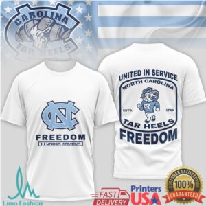 Carolina Tar Heels 'United in Service' Freedom T Shirt Collection