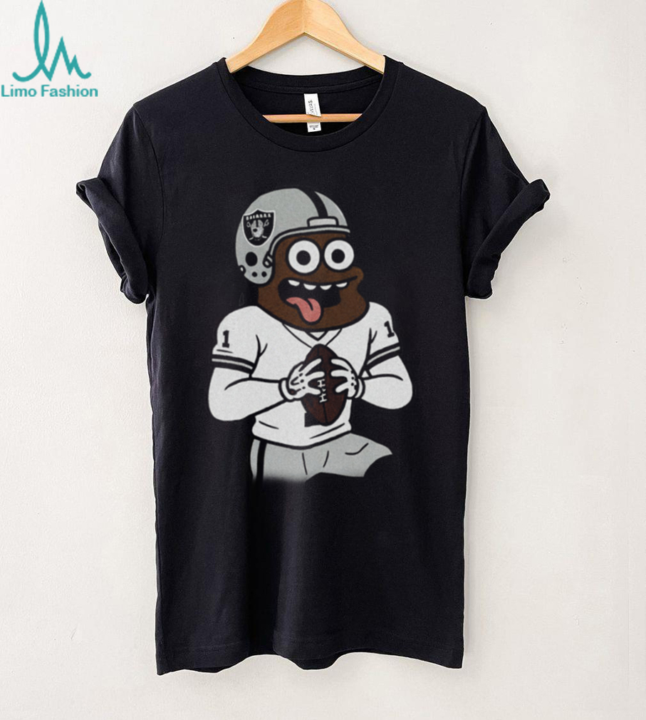 Cartoon Raiders Football Graphic Tee Cartoon Raiders Football Graphic Tee