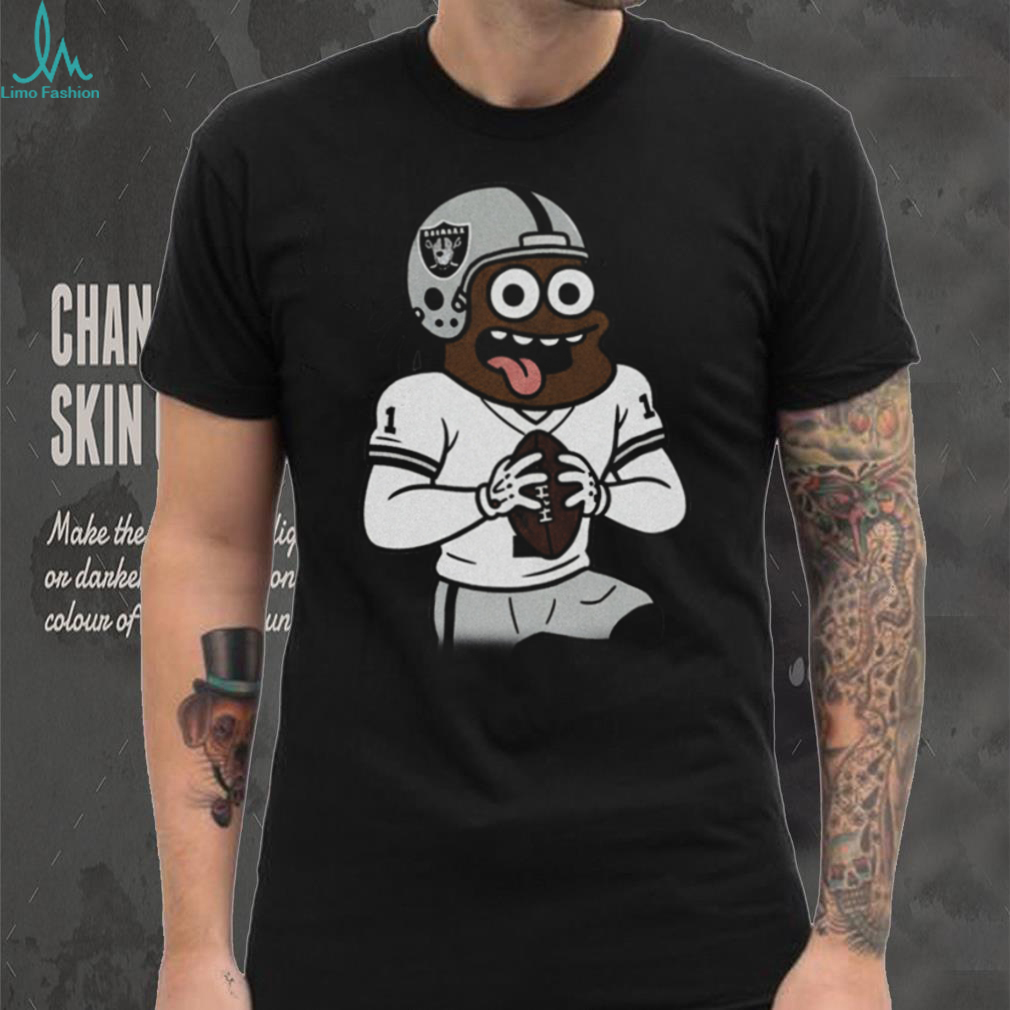 Cartoon Raiders Football Graphic Tee Cartoon Raiders Football Graphic Tee