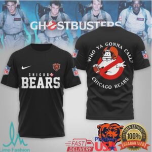 Chicago Bears Official NFL Ghostbusters 3D Shirt Chicago Bears Official NFL Ghostbusters 3D Shirt
