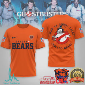 Chicago Bears Official NFL Ghostbusters 3D Shirt