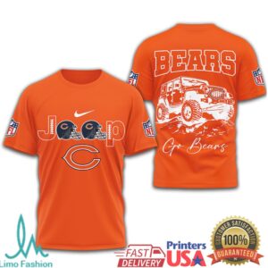 Chicago Bears Official NFL Jeep 3D Shirt