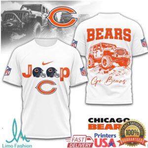 Chicago Bears Official NFL Jeep 3D Shirt