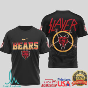 Chicago Bears Official NFL Slayer 3D Shirt