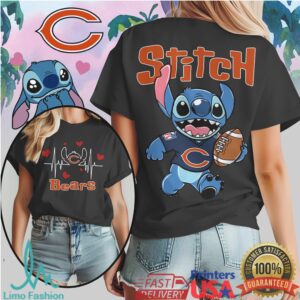 Chicago Bears Official NFL Stitch Women Shirt