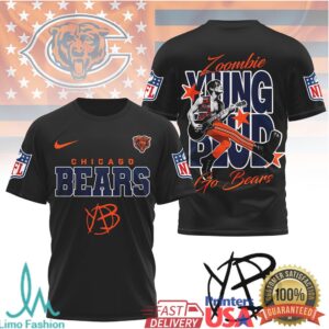 Chicago Bears Official NFL Yungblud Fan 3D Shirt Chicago Bears Official NFL Yungblud Fan 3D Shirt